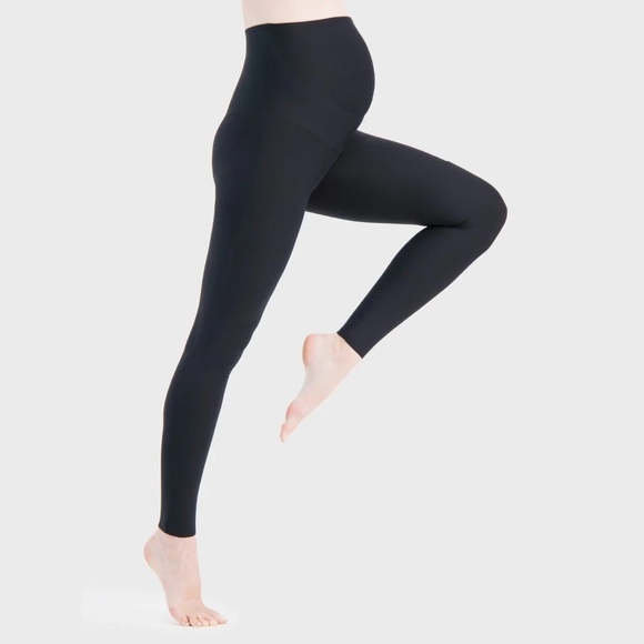 Glowe Pants - The GLOWE Maternity Legging 28" black xs pregnancy postpartum EUC